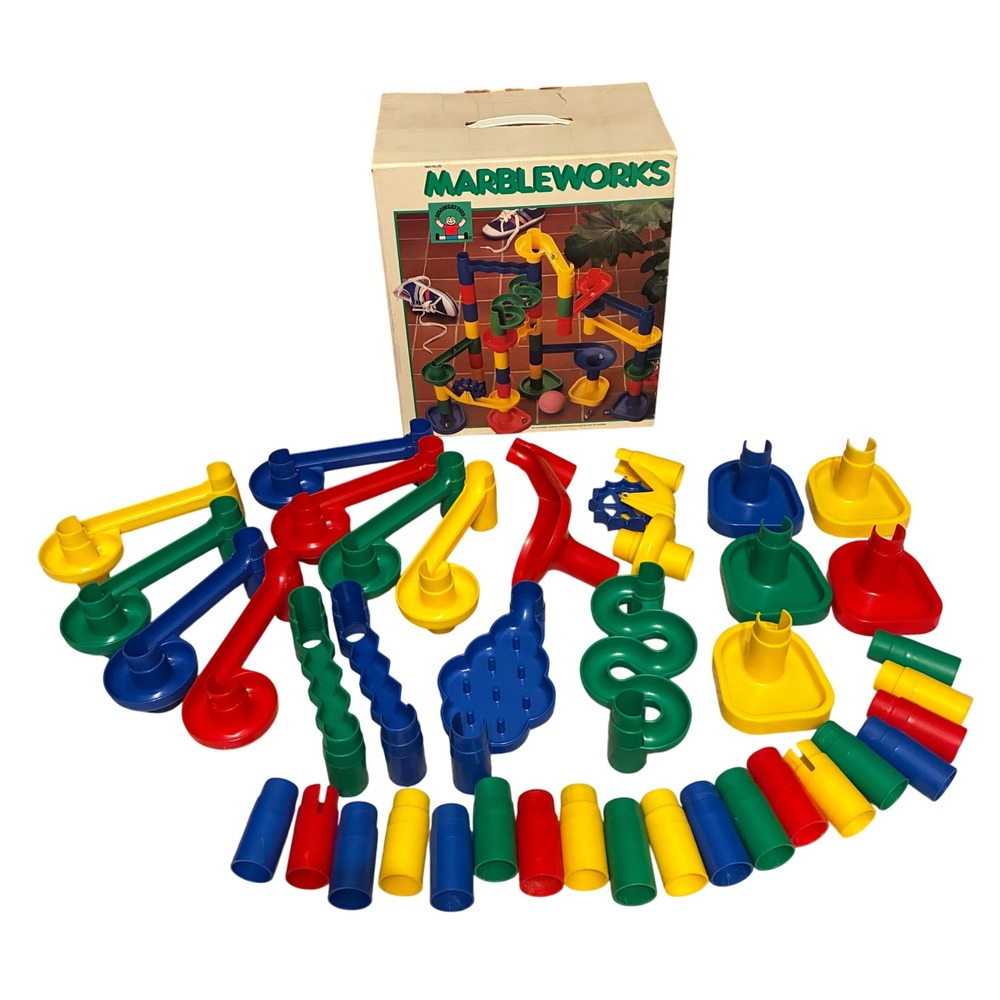 Discovery Toys Marbleworks Vintage Marble Run Building Set Item 387 Multicolor